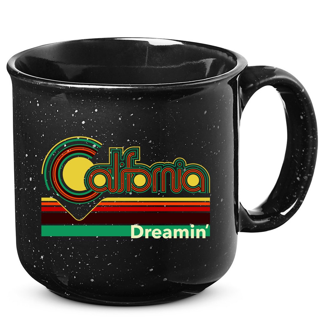 Retro California Dreamin 15oz Campfire Ceramic Mug