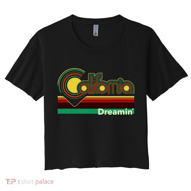 Retro California Dreamin Crop Top