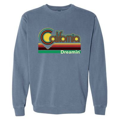 Retro California Dreamin Garment-Dyed Sweatshirt