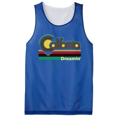 Retro California Dreamin Mesh Reversible Basketball Jersey Tank