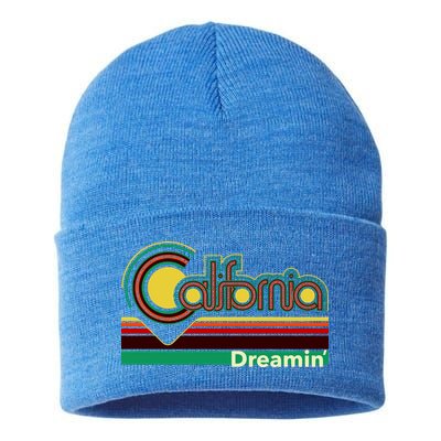 Retro California Dreamin Sustainable Knit Beanie