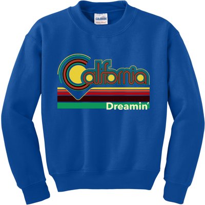 Retro California Dreamin Kids Sweatshirt