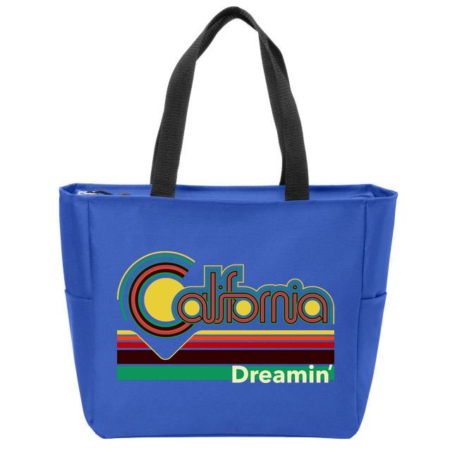 Retro California Dreamin Zip Tote Bag