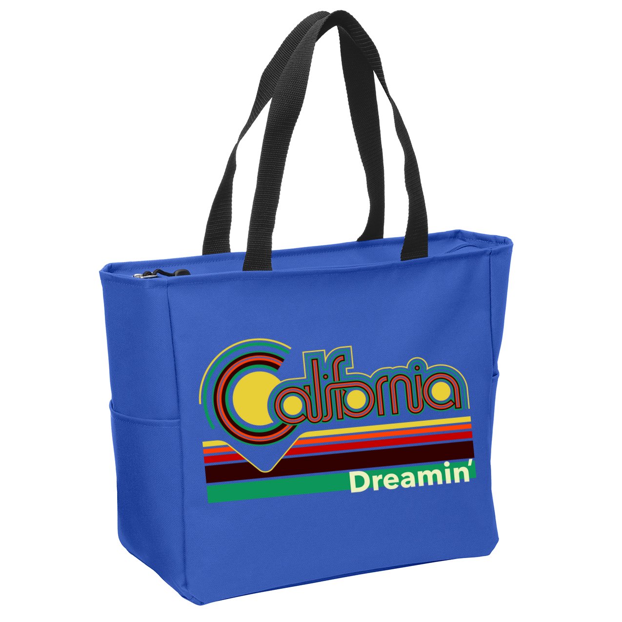 Retro California Dreamin Zip Tote Bag