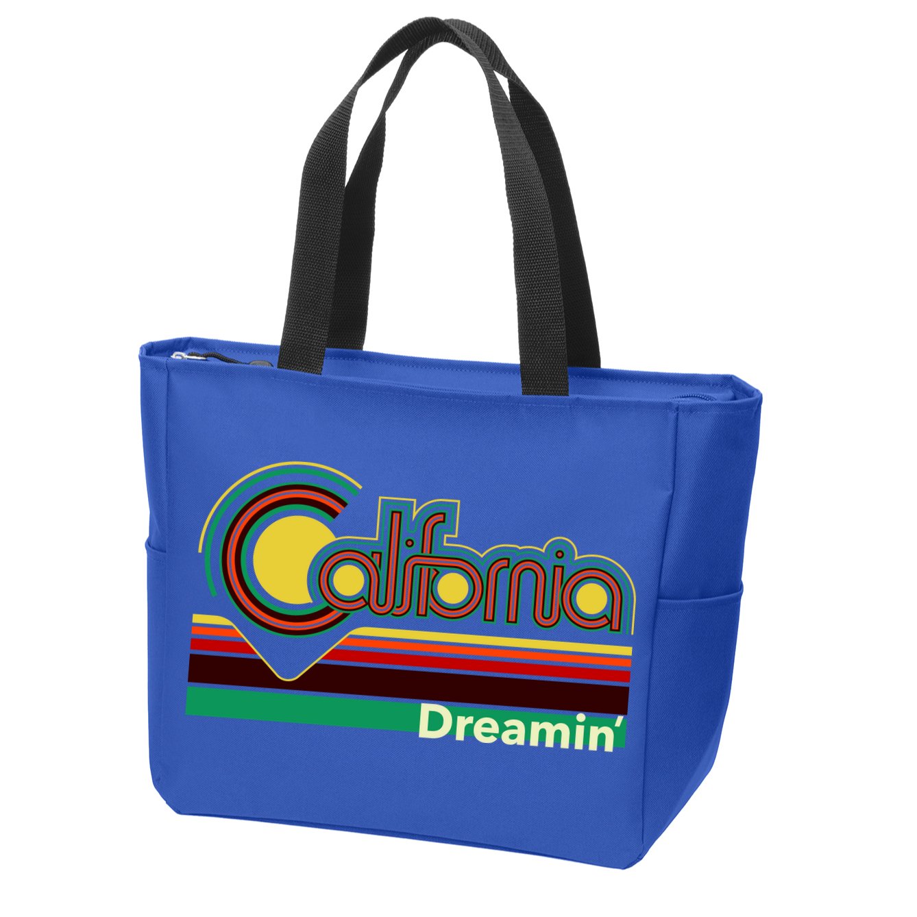 Retro California Dreamin Zip Tote Bag