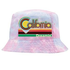 Retro California Dreamin Tie-Dyed Bucket Hat