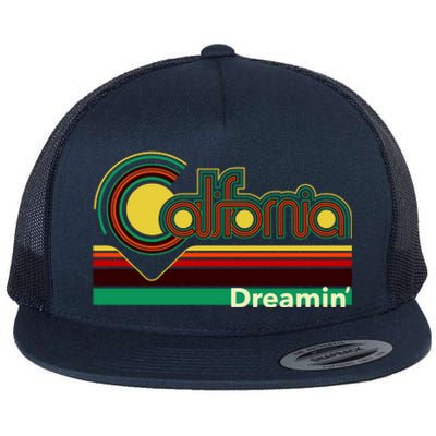 Retro California Dreamin Flat Bill Trucker Hat