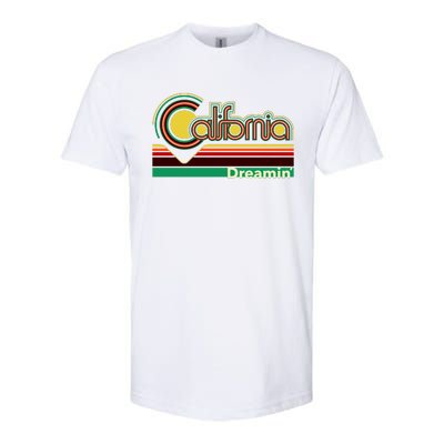 Retro California Dreamin Softstyle CVC T-Shirt