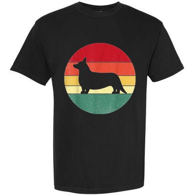 Retro Corgi Dog Owner Pet Lover Welsh Corgi Father Novelty Garment-Dyed Heavyweight T-Shirt