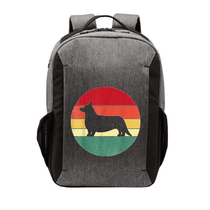 Retro Corgi Dog Owner Pet Lover Welsh Corgi Father Novelty Vector Backpack