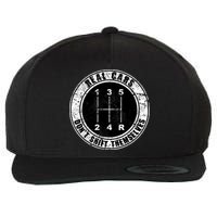 Real Cars Don't Shift Themselves Ual Transmission Gift Wool Snapback Cap