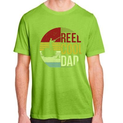 Reel Cool Dad Funny Fishing Fish Adult ChromaSoft Performance T-Shirt