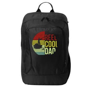 Reel Cool Dad Funny Fishing Fish City Backpack