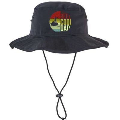 Reel Cool Dad Funny Fishing Fish Bucket Hat
