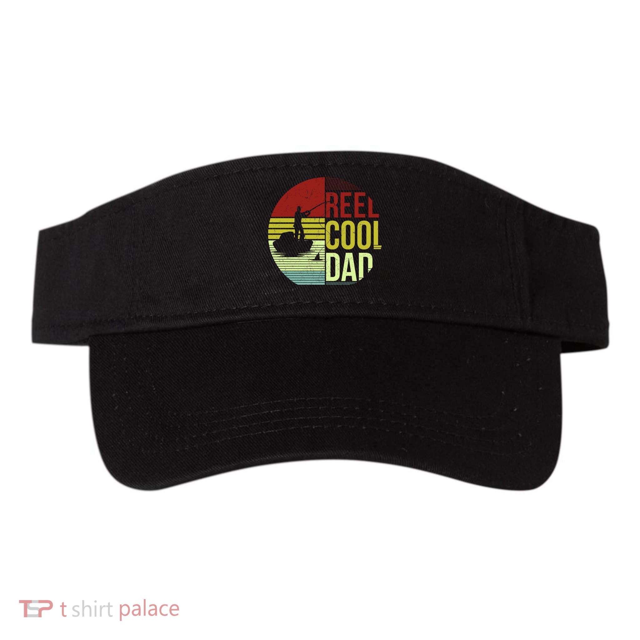 Reel Cool Dad Funny Fishing Fish Visor