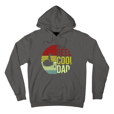 Reel Cool Dad Funny Fishing Fish Hoodie