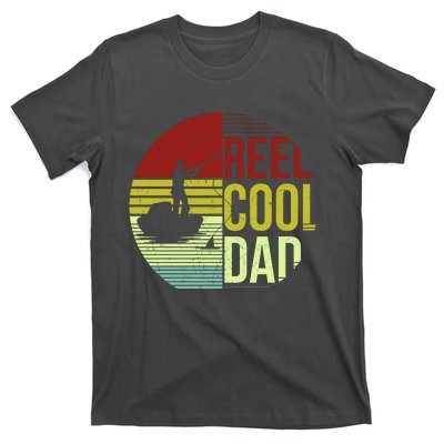 Reel Cool Dad Funny Fishing Fish T-Shirt