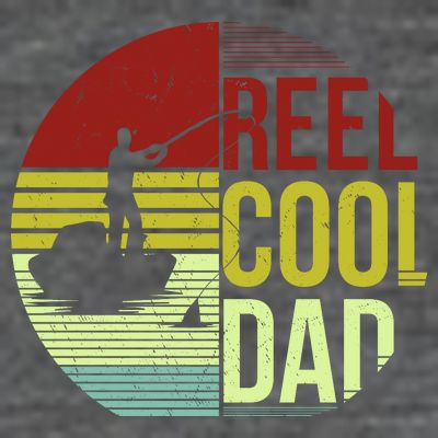 Reel Cool Dad Funny Fishing Fish T-Shirt