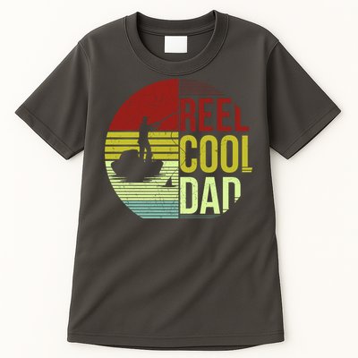 Reel Cool Dad Funny Fishing Fish Tall T-Shirt