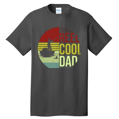 Reel Cool Dad Funny Fishing Fish Tall T-Shirt