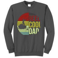 Reel Cool Dad Funny Fishing Fish Tall Sweatshirt