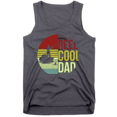 Reel Cool Dad Funny Fishing Fish Tank Top