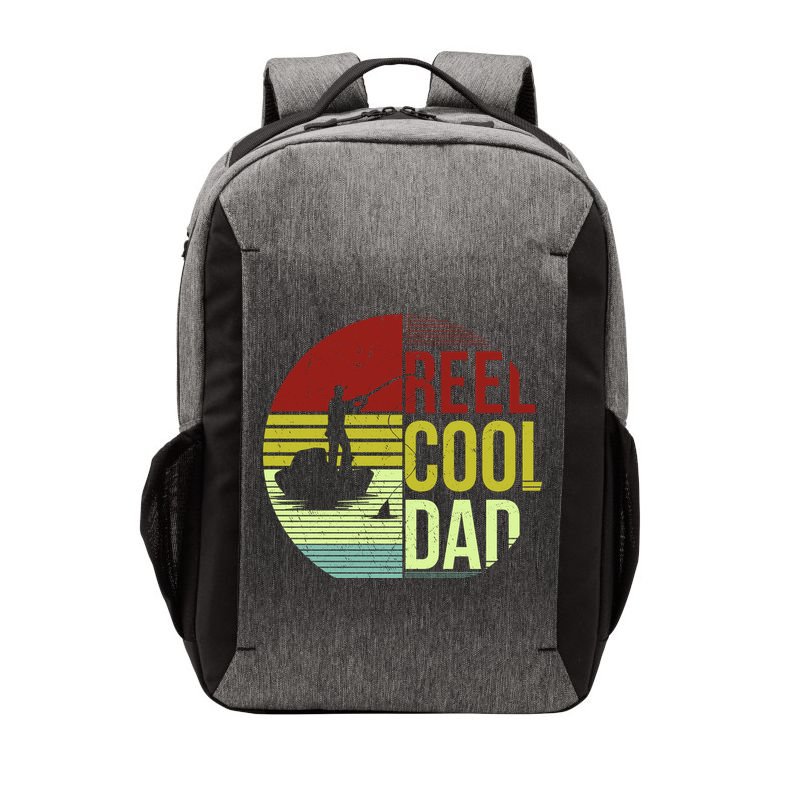 Reel Cool Dad Funny Fishing Fish Vector Backpack