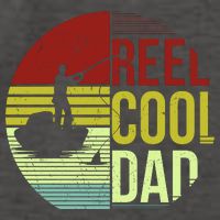 Reel Cool Dad Funny Fishing Fish Vector Backpack