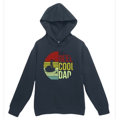 Reel Cool Dad Funny Fishing Fish Urban Pullover Hoodie