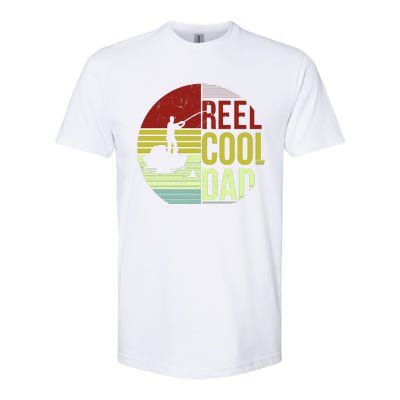 Reel Cool Dad Funny Fishing Fish Softstyle® CVC T-Shirt