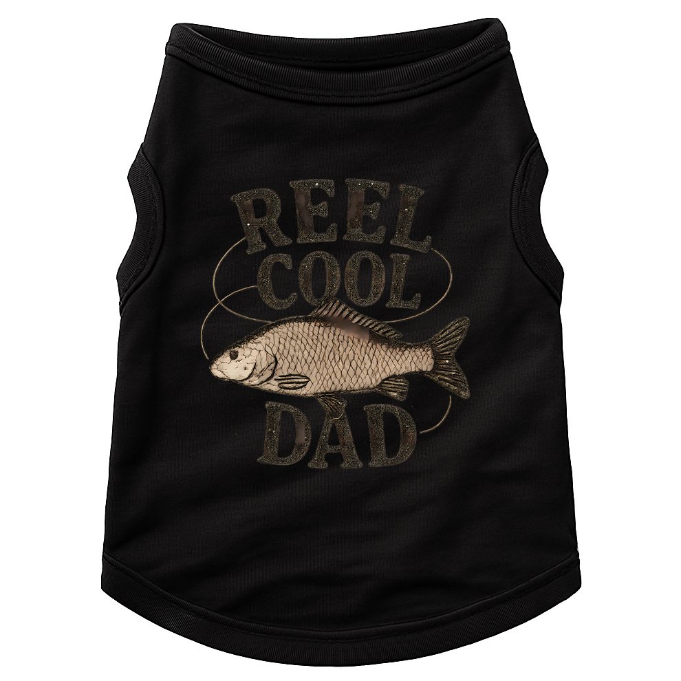 Reel Cool Dad - Perfect Gift for Father's Day Doggie Tank
