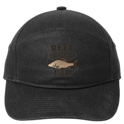 Reel Cool Dad - Perfect Gift for Father's Day 7-Panel Snapback Hat