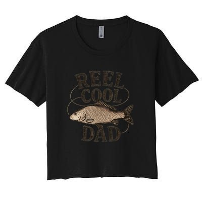 Reel Cool Dad - Perfect Gift for Father's Day Crop Top