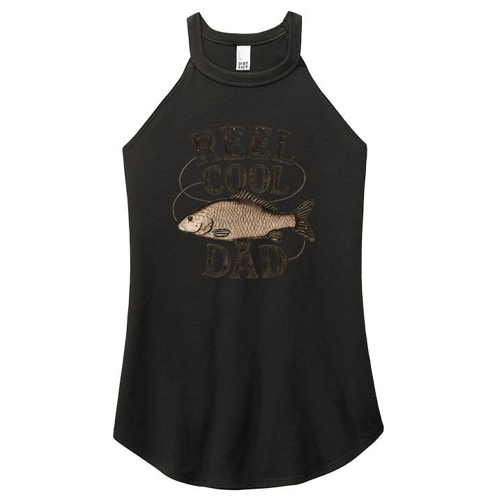 Reel Cool Dad - Perfect Gift for Father's Day Women's Perfect Tri Rocker Tank