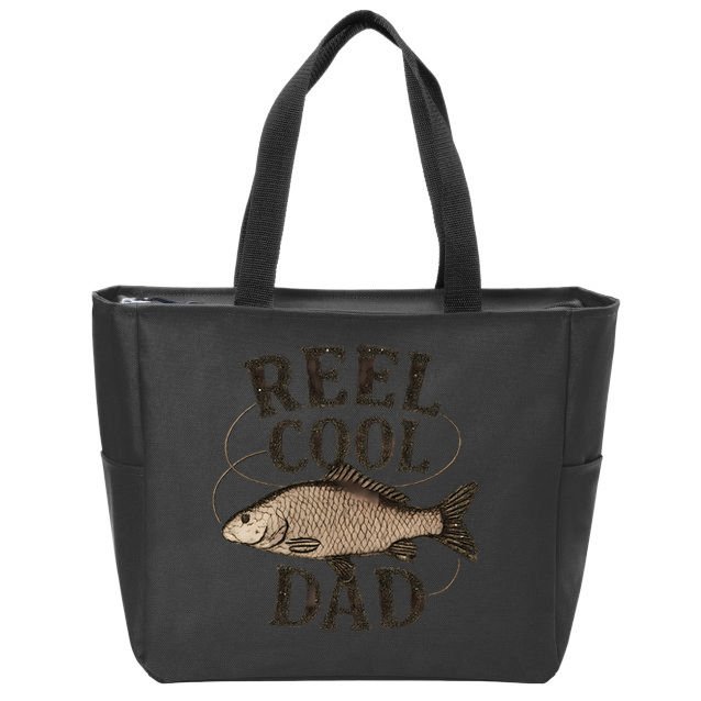 Reel Cool Dad - Perfect Gift for Father's Day Zip Tote Bag