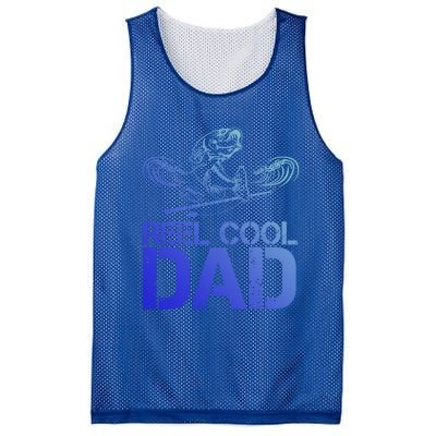 Reel Cool Dad Best Daddy Ever Fishing Lovers Fathers Day Gift Mesh Reversible Basketball Jersey Tank