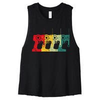 RC Car Drivers Funny RC Car Racing Lovers Enthusiasts Women's Racerback Cropped Tank