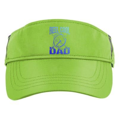 Reel Cool Dad Fathers Day Daddy Fishing Dad Gift Adult Drive Performance Visor