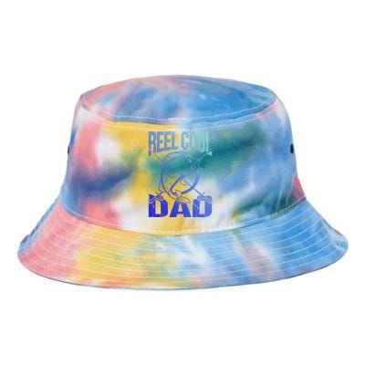 Reel Cool Dad Fathers Day Daddy Fishing Dad Gift Tie Dye Newport Bucket Hat