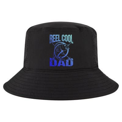 Reel Cool Dad Fathers Day Daddy Fishing Dad Gift Cool Comfort Performance Bucket Hat