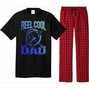 Reel Cool Dad Fathers Day Daddy Fishing Dad Gift Pajama Set