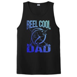 Reel Cool Dad Fathers Day Daddy Fishing Dad Gift PosiCharge Competitor Tank