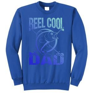 Reel Cool Dad Fathers Day Daddy Fishing Dad Gift Sweatshirt