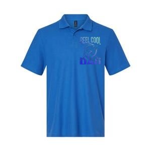 Reel Cool Dad Fathers Day Daddy Fishing Dad Gift Softstyle Adult Sport Polo