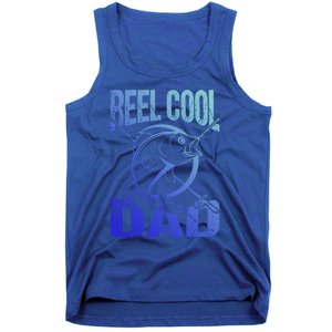 Reel Cool Dad Fathers Day Daddy Fishing Dad Gift Tank Top