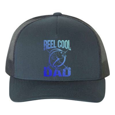 Reel Cool Dad Fathers Day Daddy Fishing Dad Gift Yupoong Adult 5-Panel Trucker Hat