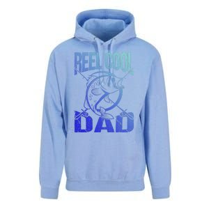 Reel Cool Dad Fathers Day Daddy Fishing Dad Gift Unisex Surf Hoodie