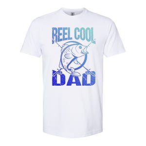 Reel Cool Dad Fathers Day Daddy Fishing Dad Gift Softstyle CVC T-Shirt