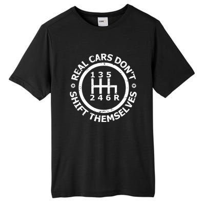 Real Cars Dont Shift Themselves Ual Shift Mechanic Tall Fusion ChromaSoft Performance T-Shirt