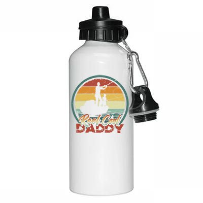 Reel Cool Daddy Gift Cool Retro Vintage Fishing Family Meaningful Gift Aluminum Water Bottle